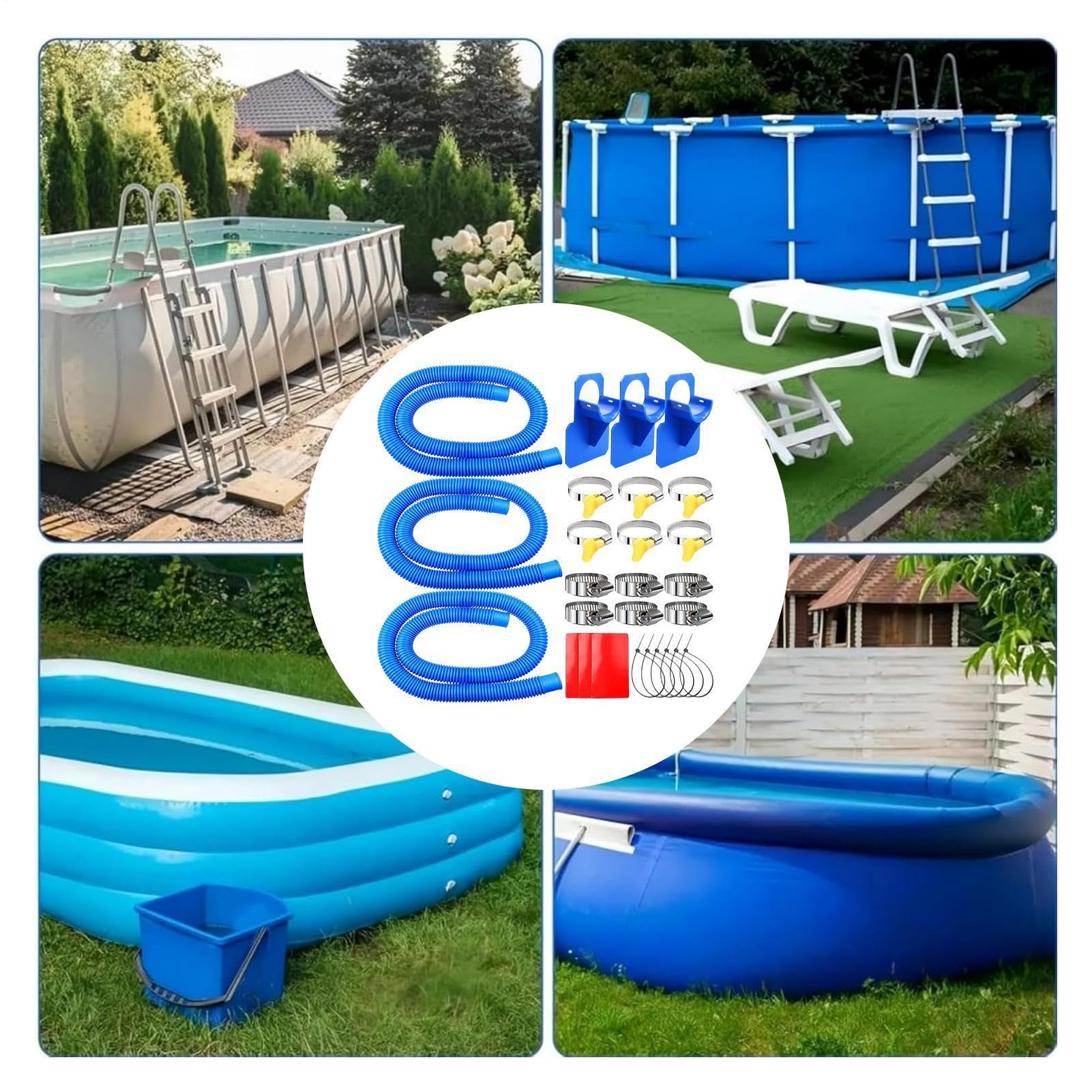 Tubo flessibile per pompa da piscina Sostituzione resistente a prova di perdite