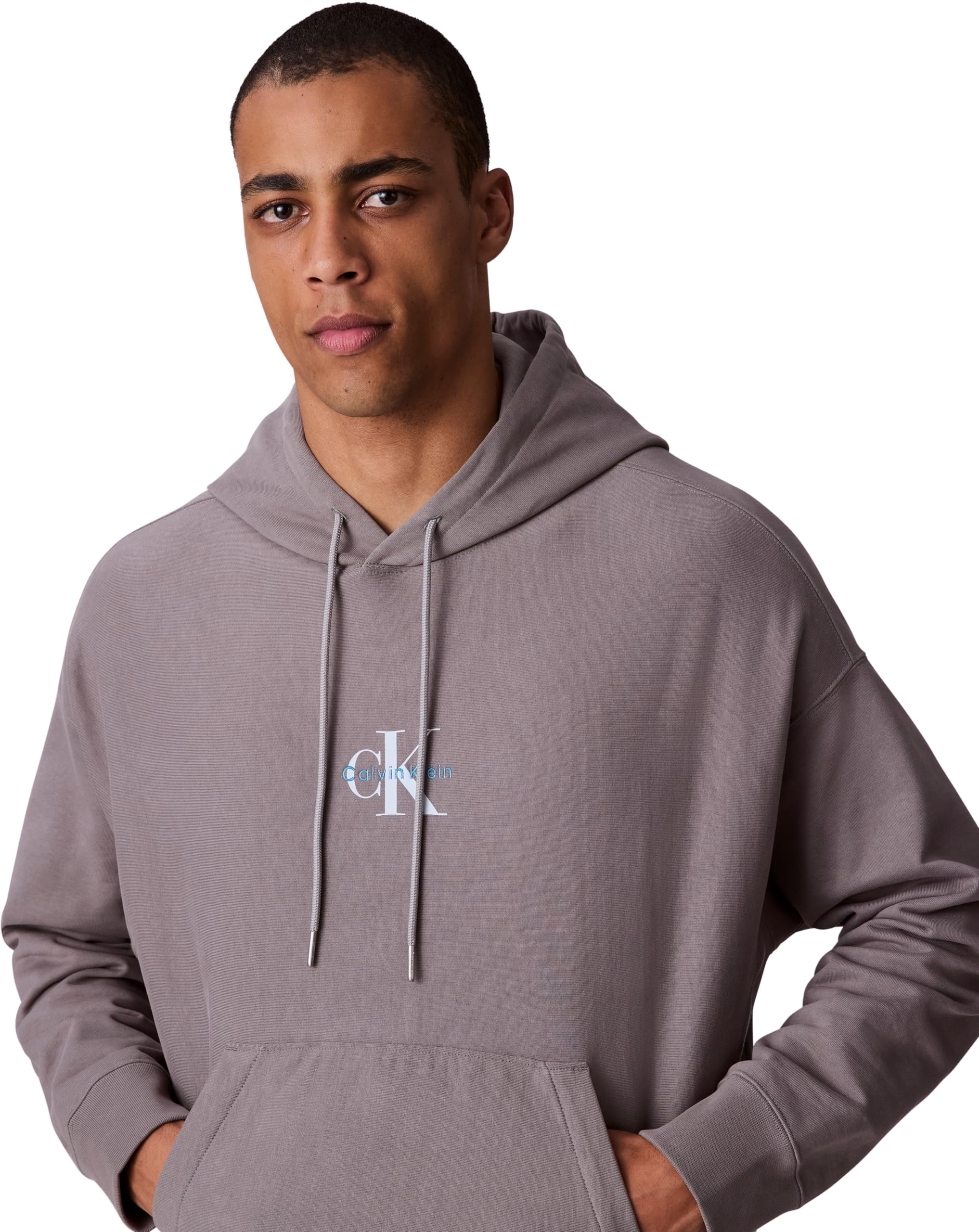 Calvin Klein Prmm Trry MCR Mnlg H Lv04rc281g Felpa Uomo (Pacco da 1)