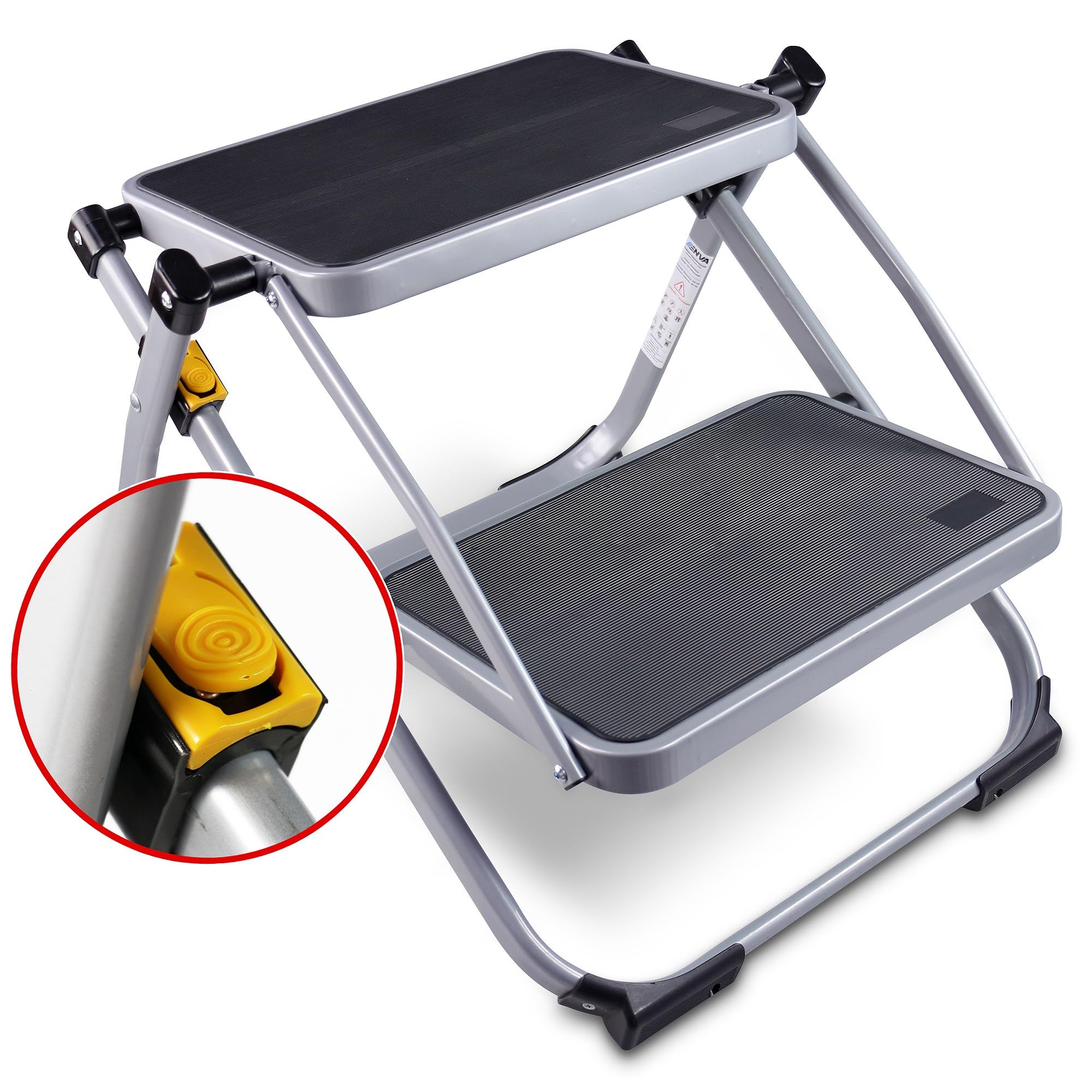 Faltbare Doppel-Trittstufe - 41,5 cm - bis 150 kg