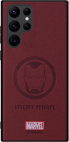 Funda para Galaxy S22 Ultra 5G, con personaje de superhéroe, compatible con Samsung S22 Ultra, color rojo vino