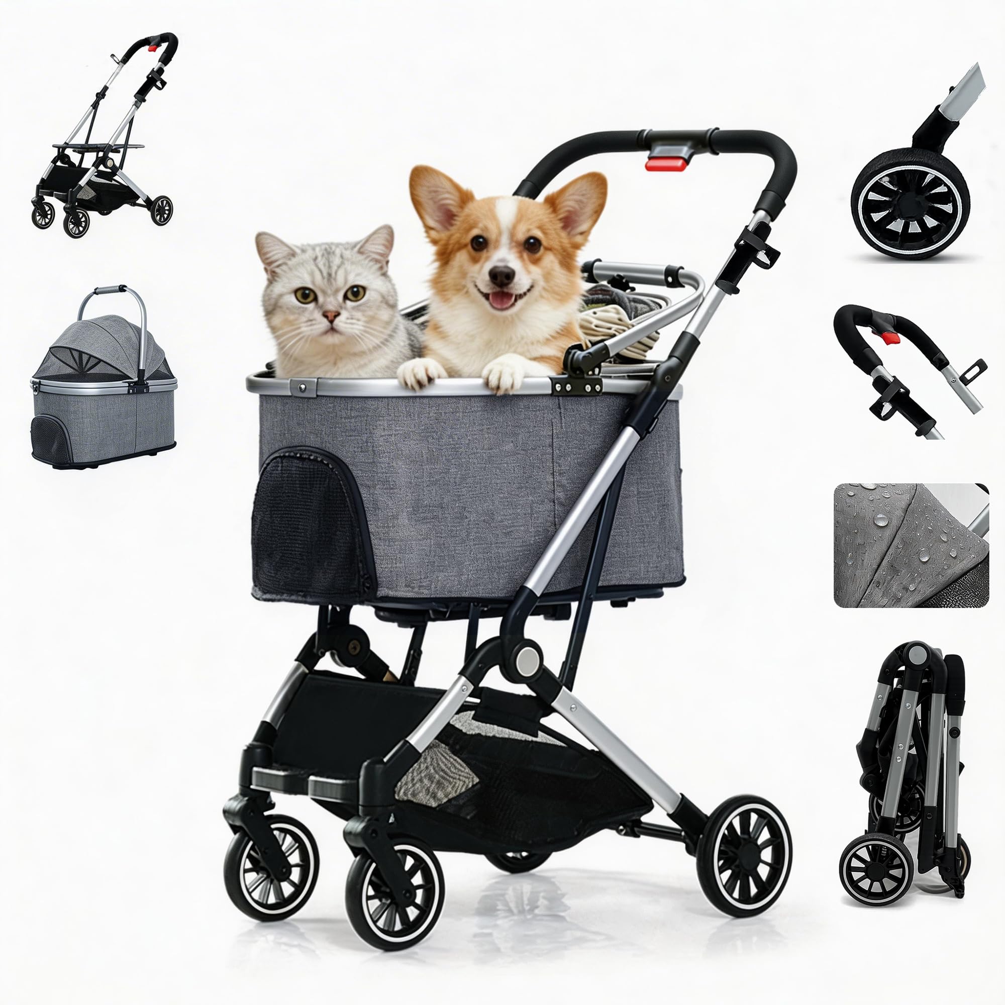 Amazon.co.jp: 【ワンタッチ折り畳み &中·小型犬専用 &最新自立型