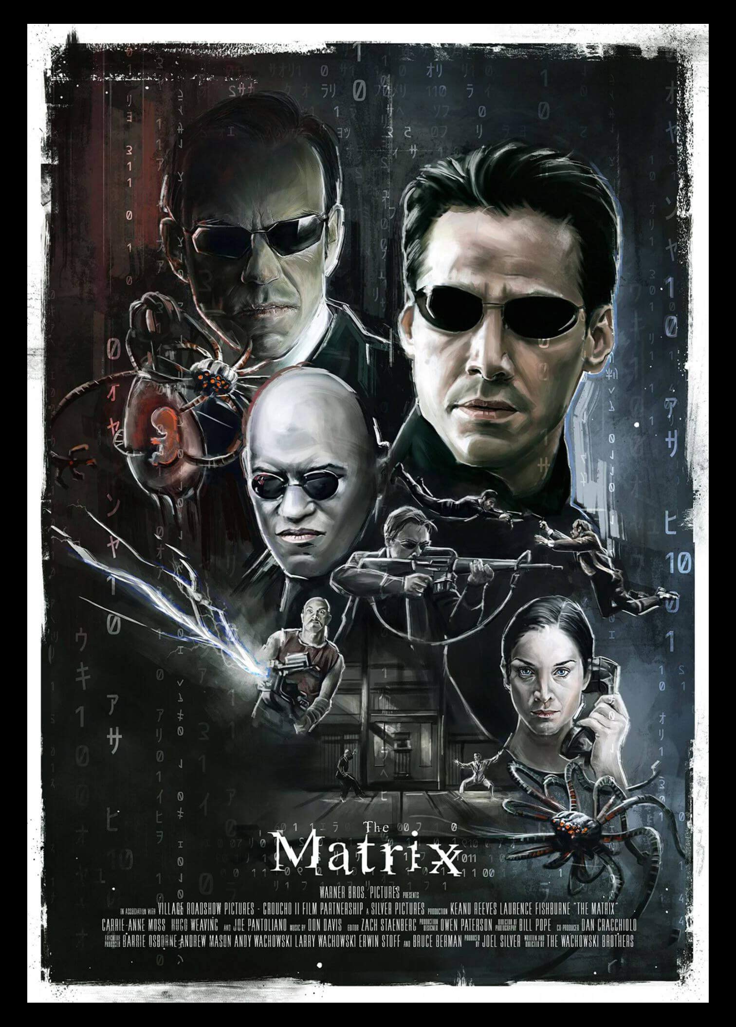 Tallenge - Matrix - Hollywood Cult Classic Graphic Movie Poster