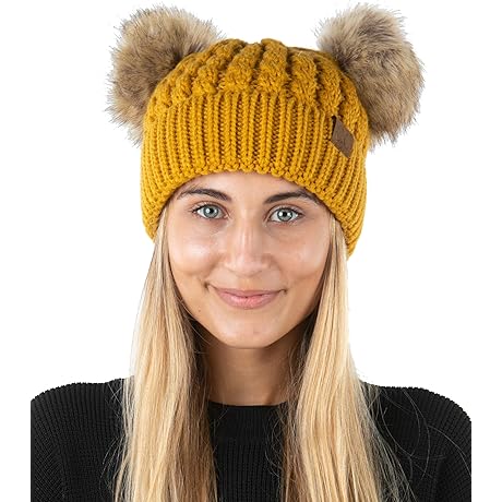 Double Pompom Beanie: The Perfect Winter Companion