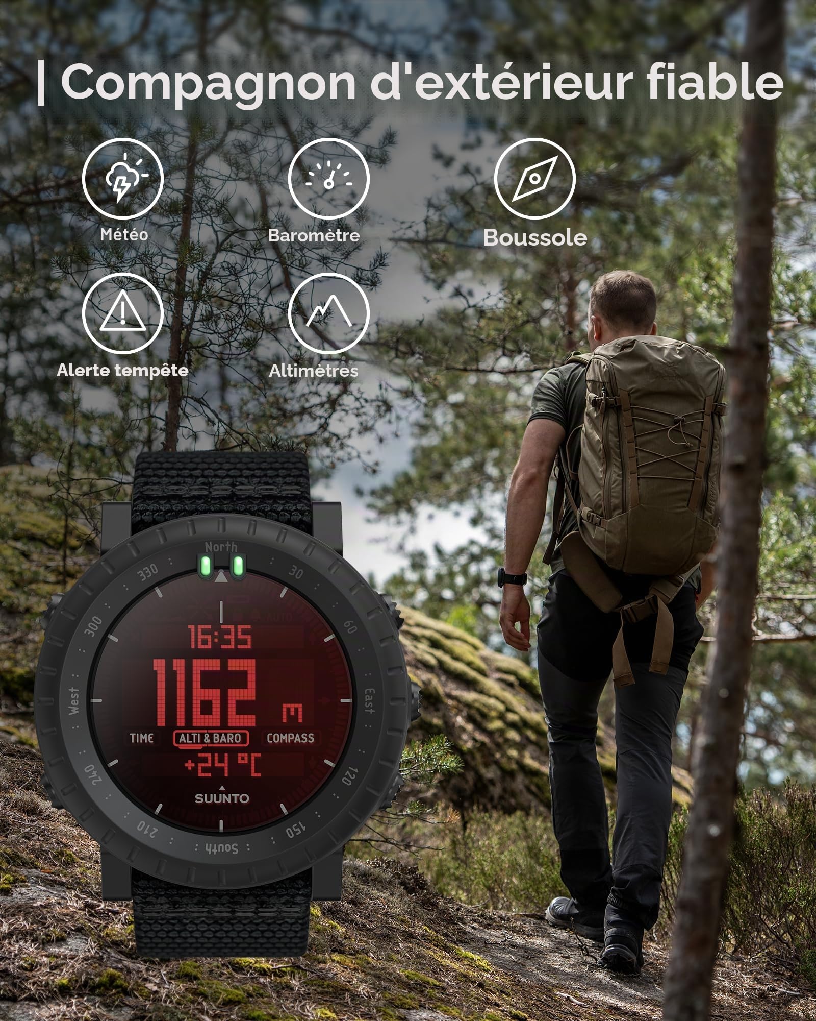 SUUNTO Core, Montre de Sport de Plein air