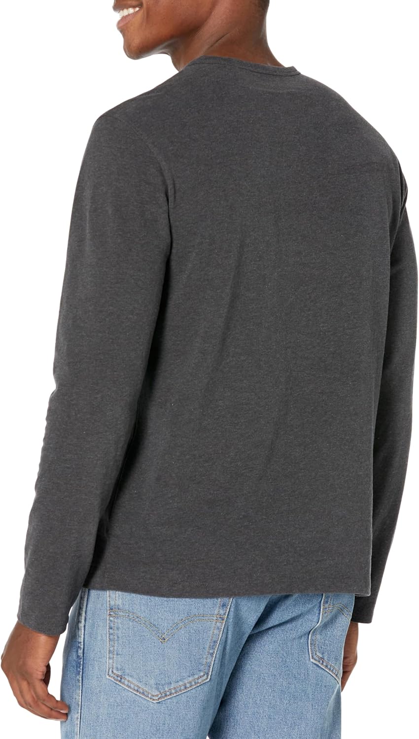Vince Men's Sueded Jersey L/S Henley - Image 2