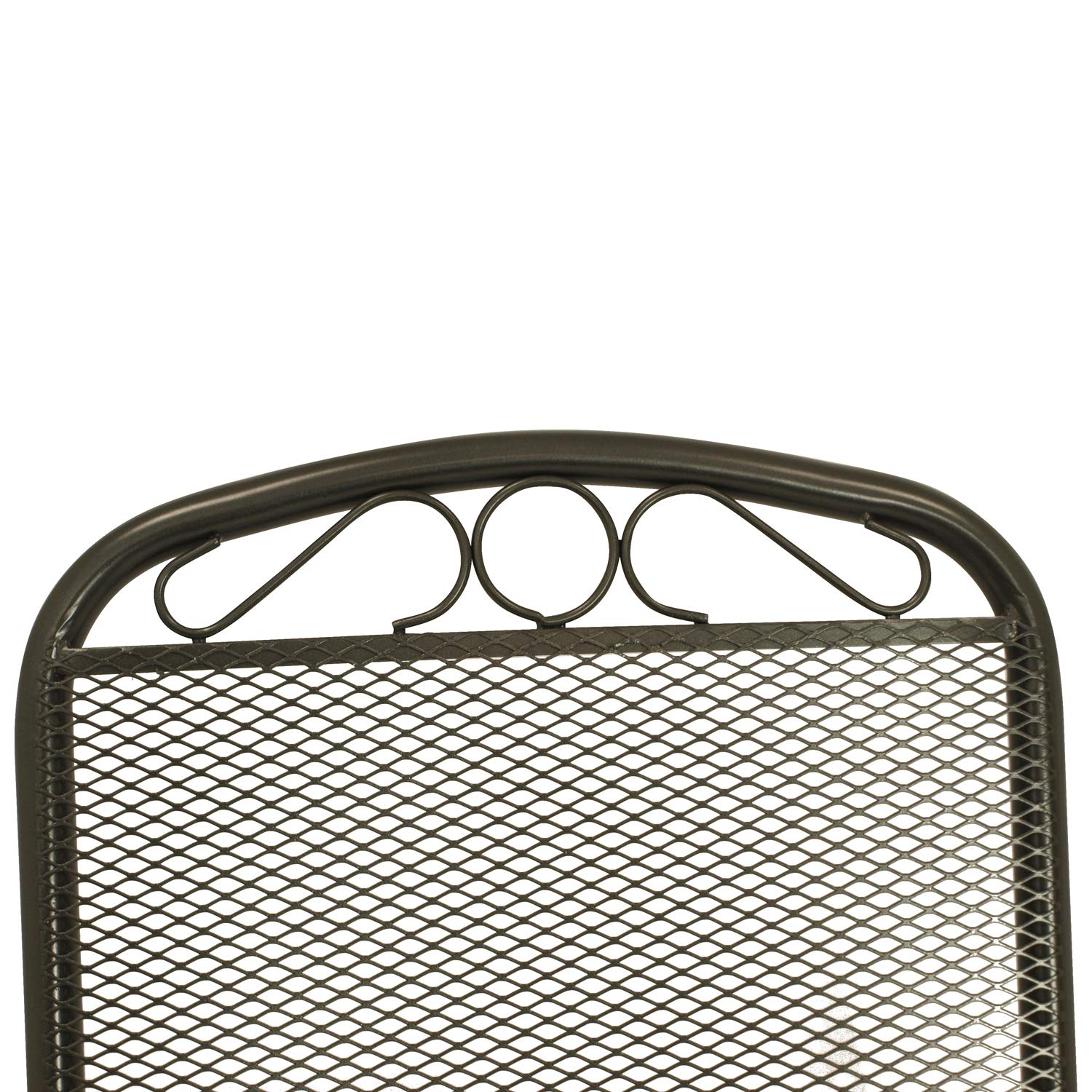 DEGAMO Klappsessel Hochlehner Classic, Streckmetall anthrazit, 5-Fach verstellbar, 2 STÜCK