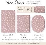 Sorrel + Fern 2-Pack Crib Sheets for Standard Crib Mattress (Watercolor Airplanes and Clouds) - Premium Fitted Sheets - Buttery Soft Cotton Blend