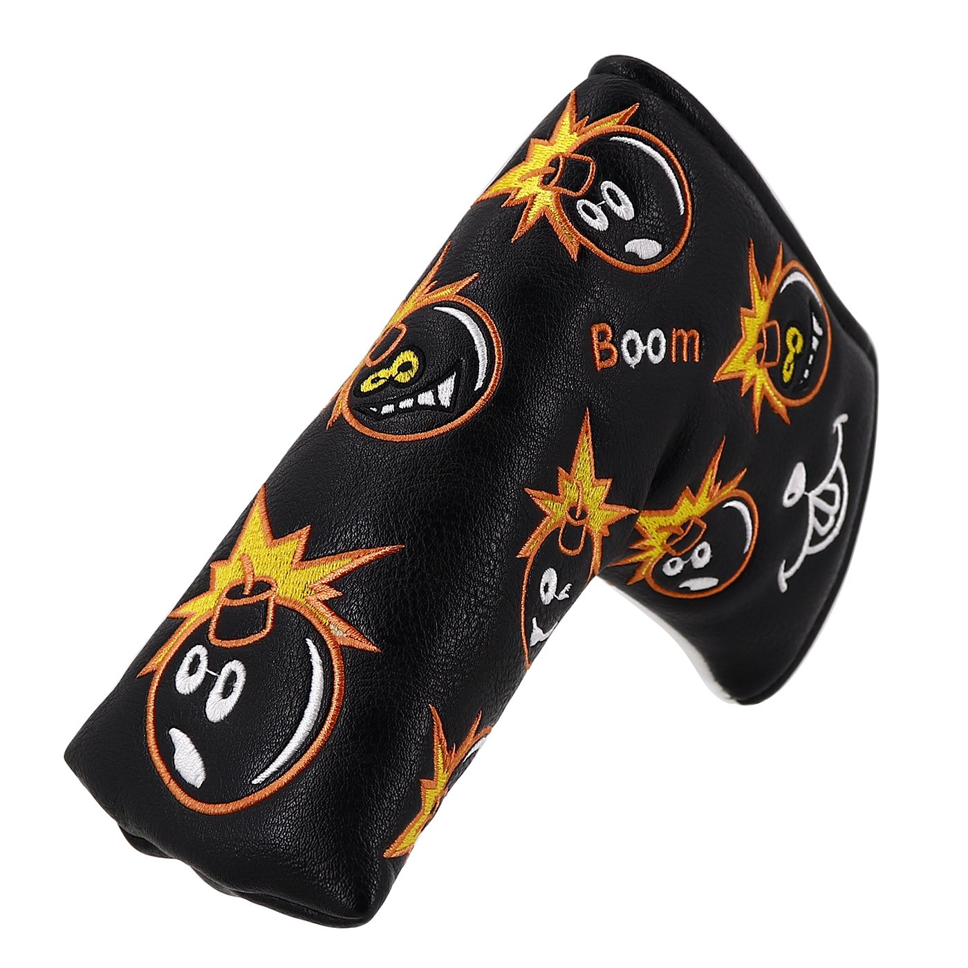 BIG TEETH Golf Blade Putter Head Cover Ping-type Magnetico Club Protector Bomba Per Scotty Cameron Taylormade Odyssey Headcover