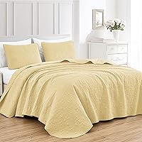 Vista 21 de Chezmoi Collection Luca - Juego de colcha de 3 piezas extragrande, tamaño king, verde azulado - Edredón de verano de microfibra ligera de 118 x 106