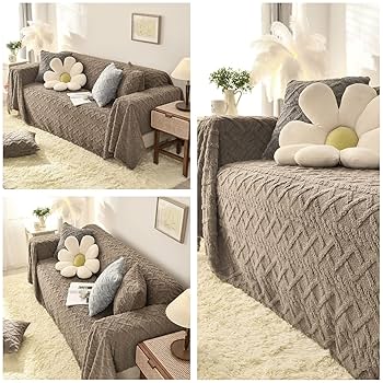 グリーンのかろやか軽やかなタケットソファのもーふ毛布 グリーンのかろやか軽やかなタケットソファのもーふ毛布