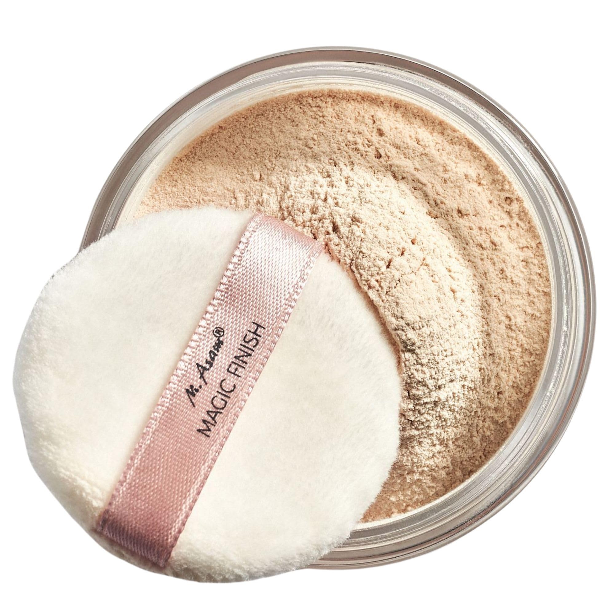 M. Asam Magic Finish Polvo Fijador Final Touch Bare Skin (15g) - Polvo Suelto Perfeccionador Para un Maquillaje Perfecto, Con Ácido Hialurónico, Textura Liviana