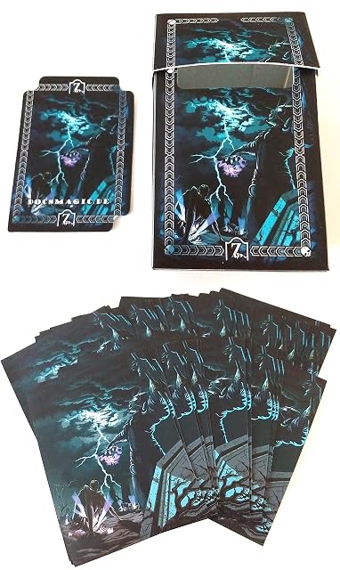 Foto 5 de 5 de docsmagic.de 4 x 100 Art Card Sleeves + Deck Box Zombies Elves Dragons Vampires Theme Bundles