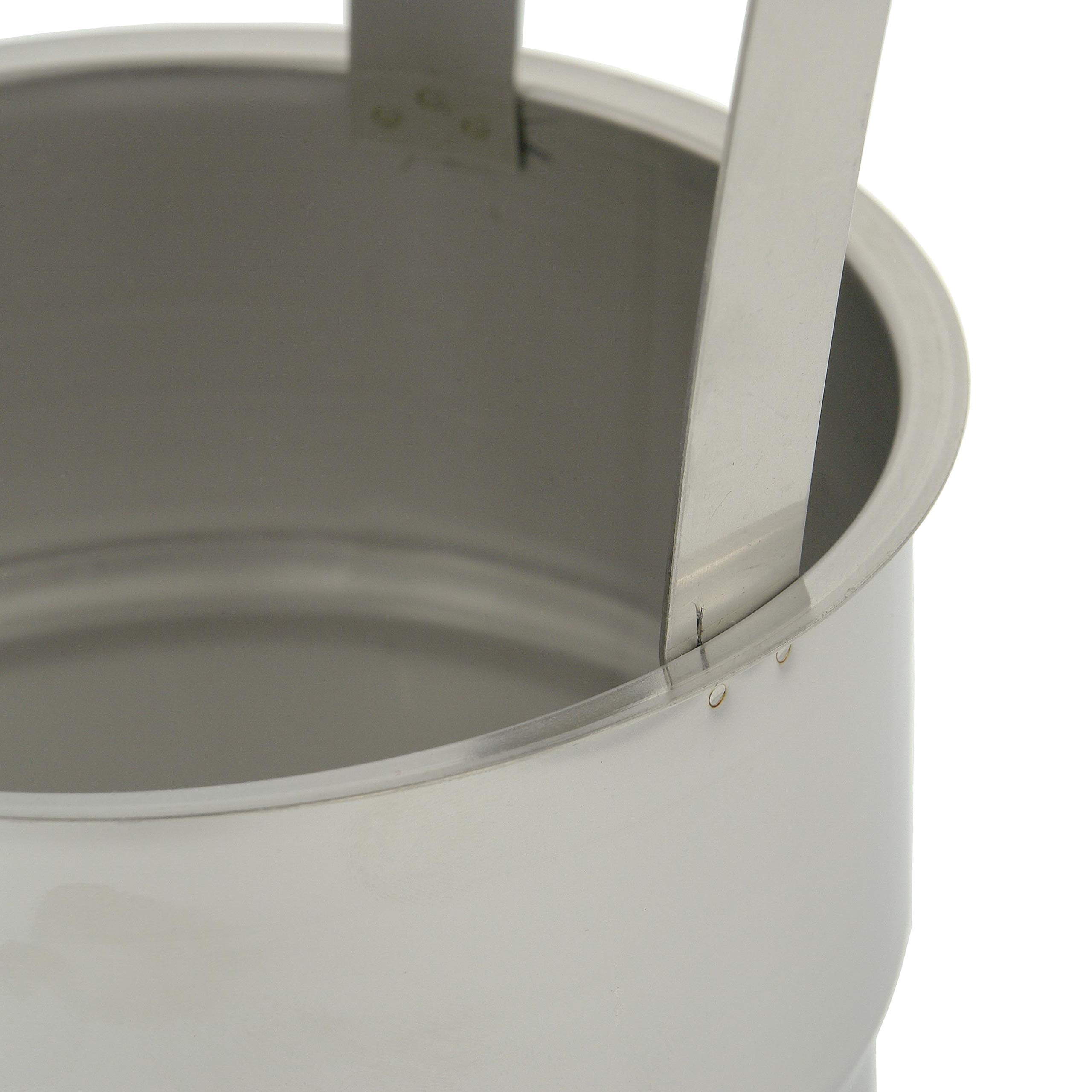 Regen-Haube mit Einschub 150mm Kaminhut aus Edelstahl mit Spannfedern ohne Werkzeug montierbar Säurebeständig zum einstecken universal langlebig passgenau