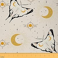 Vista 9 de The Yard - Tela de tapicería degradada degradada – Decoración de grano de madera abstracta a rayas, acuarela grunge para interiores y exteriores