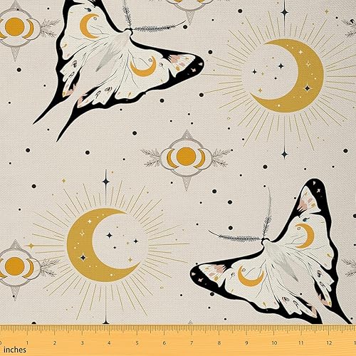 Miniatura 9 de The Yard - Tela de tapicería degradada degradada – Decoración de grano de madera abstracta a rayas, acuarela grunge para interiores y exteriores