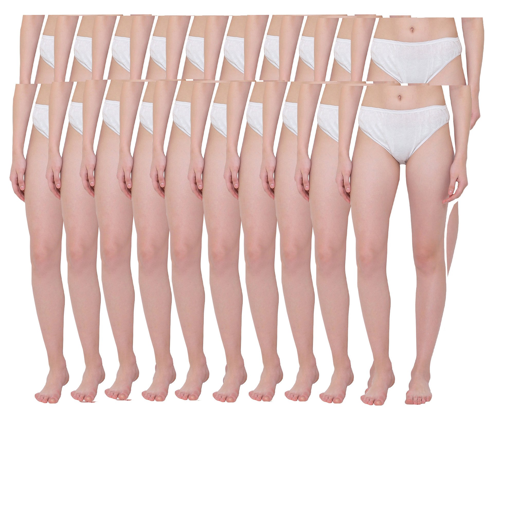 spongy Spunlace Neha Size Disposable Panties (Pack of 20 Pcs)-picture-47