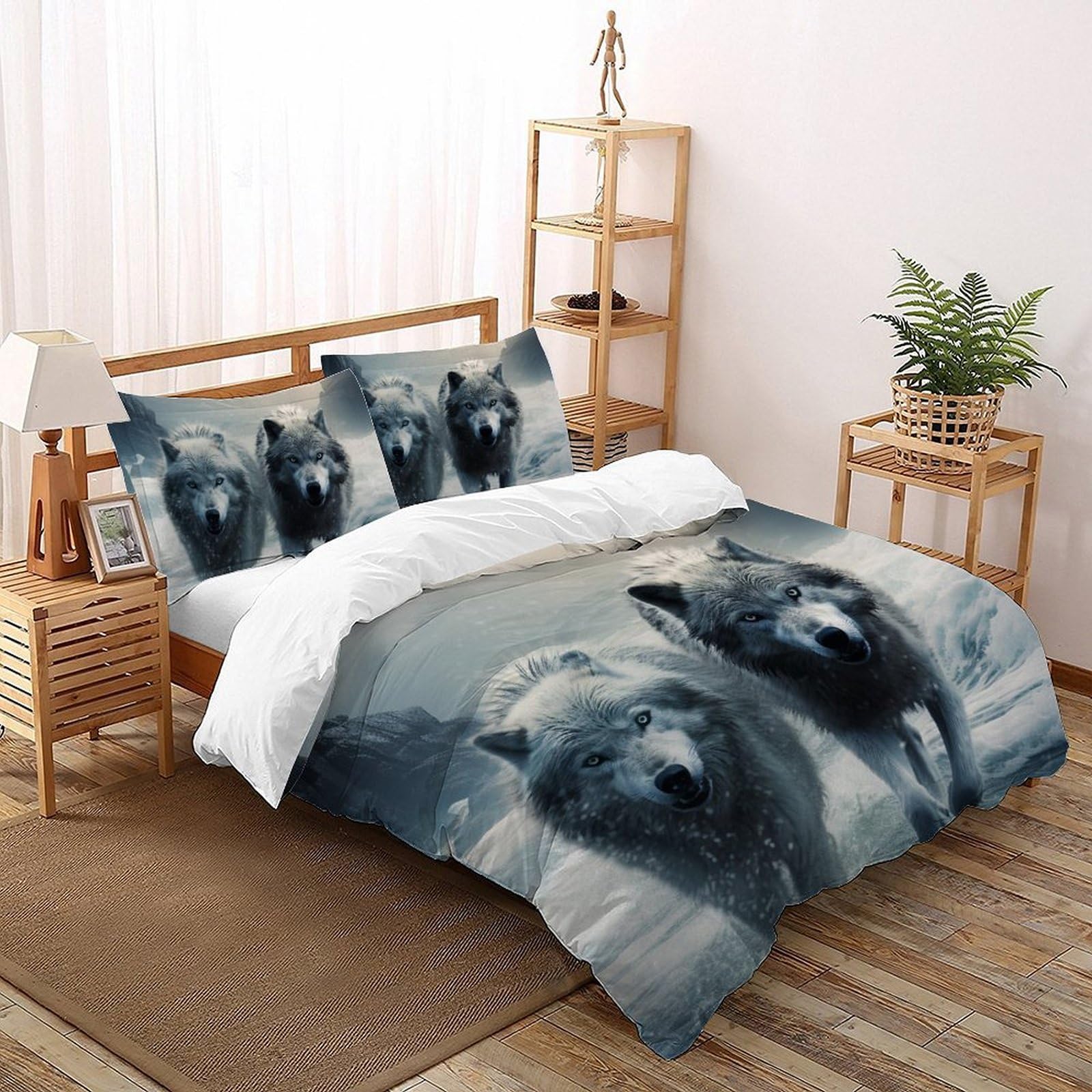 Housses de couette 3D enfants pour transformer la chambre en univers polaire