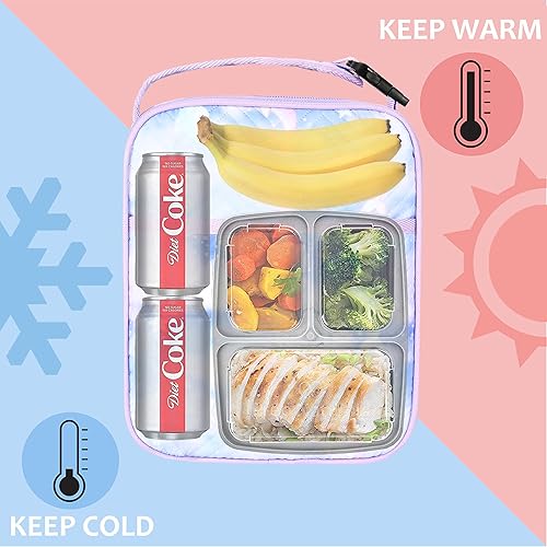 Miniatura 117 de Lonchera pequeña con aislamiento para hombres y mujeres, a prueba de salpicaduras, portátil, reutilizable, lonchera térmica, bolsa refrigerante