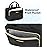 BAGSMART Hanging Travel Toiletry Organizer - Cosmetic Bag for Full Sized Toiletries, Basic-Black
