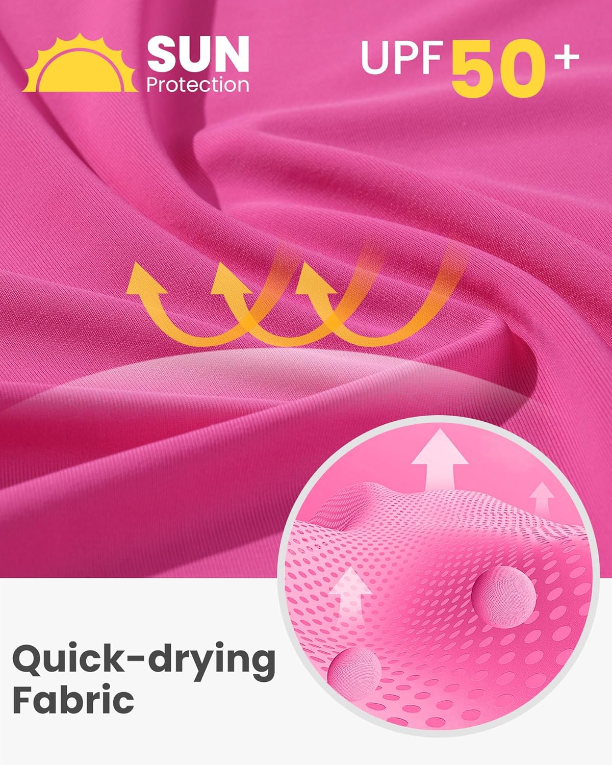 Auranso Girls Athletic Tank Tops 3 Pack UPF 50+ Racerback Sleeveless Quick Dry Sports Dance Workout Tops - Image 5