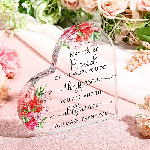 Miniatura 9 de Regalo acrílico para compañeros de trabajo, regalo de agradecimiento a los empleados, regalo de agradecimiento para el empleado May You Be Proud of