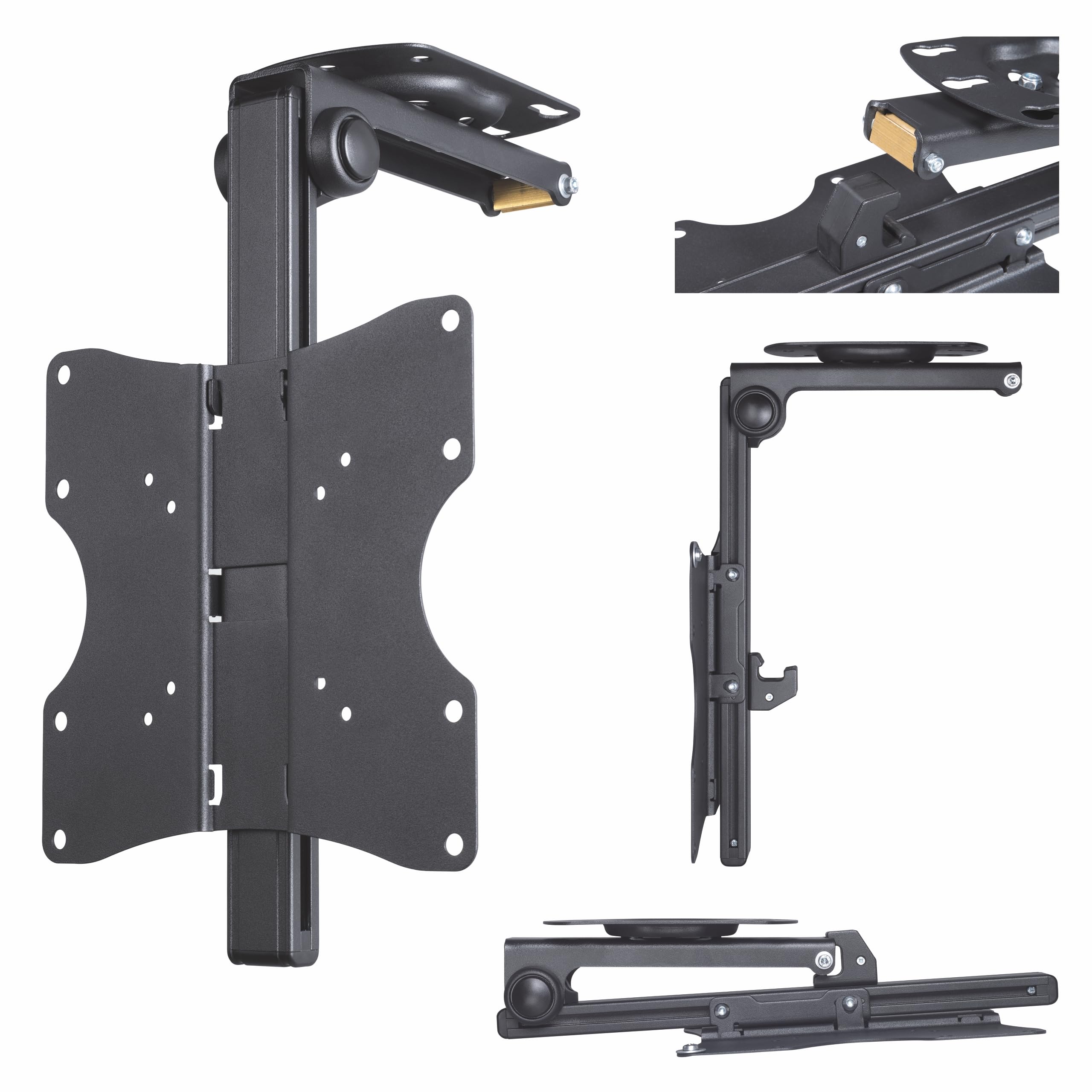 Hama Tv-plafondbeugel Zwenkbaar In Hoogte Verstelb. 400×400 165 Cm (65) Zw