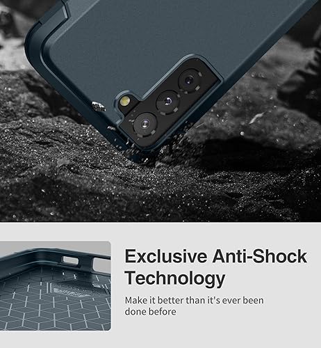 Miniatura 4 de SURITCH Funda protectora para Samsung Galaxy S21 Plus, 2 marcos frontales, resistente, a prueba de golpes, con protector de pantalla integrado para