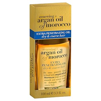 OGX Argan Oil of Morocco Extra Penetrating Oil for Renewing Plus Dry and Coarse Hair, 100ml