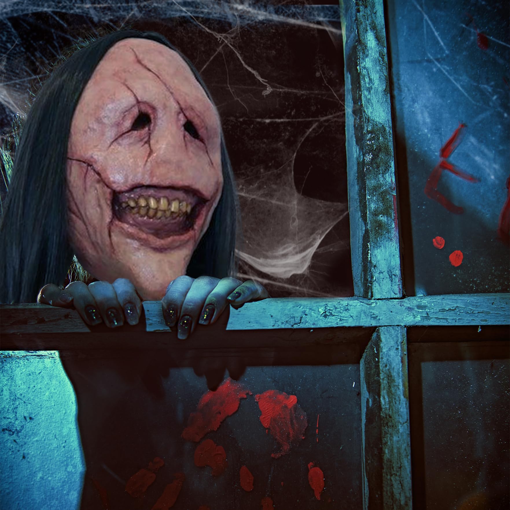 Masque Effrayant D'halloween, Masque De Démon Réaliste En Latex