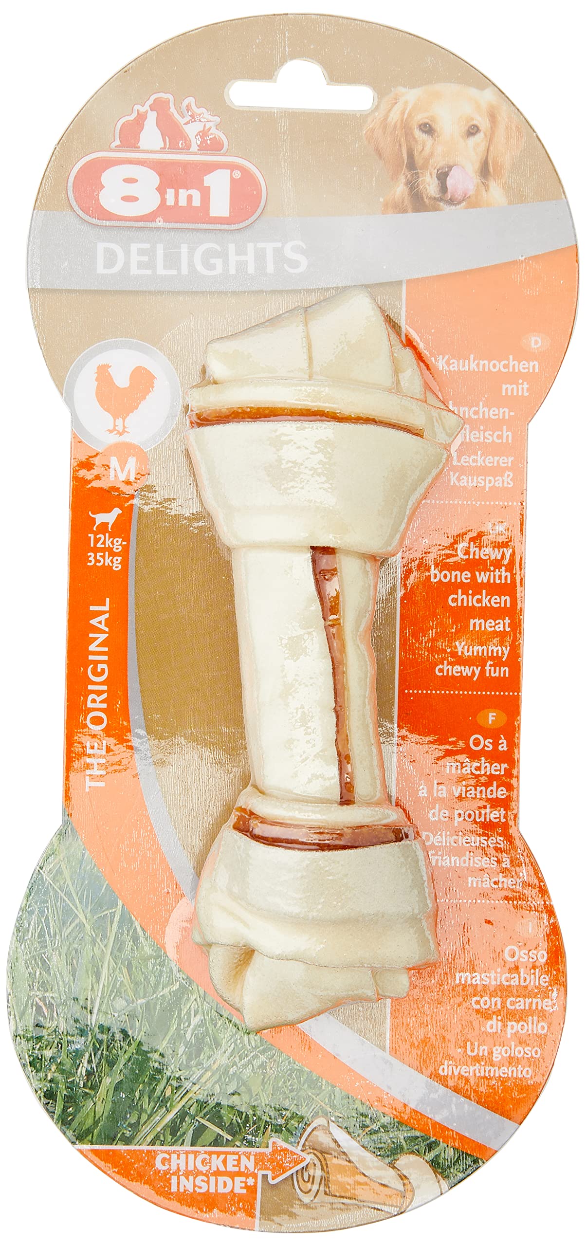 8in1 Delights Bone M For Dogs Tasty Dog Treats