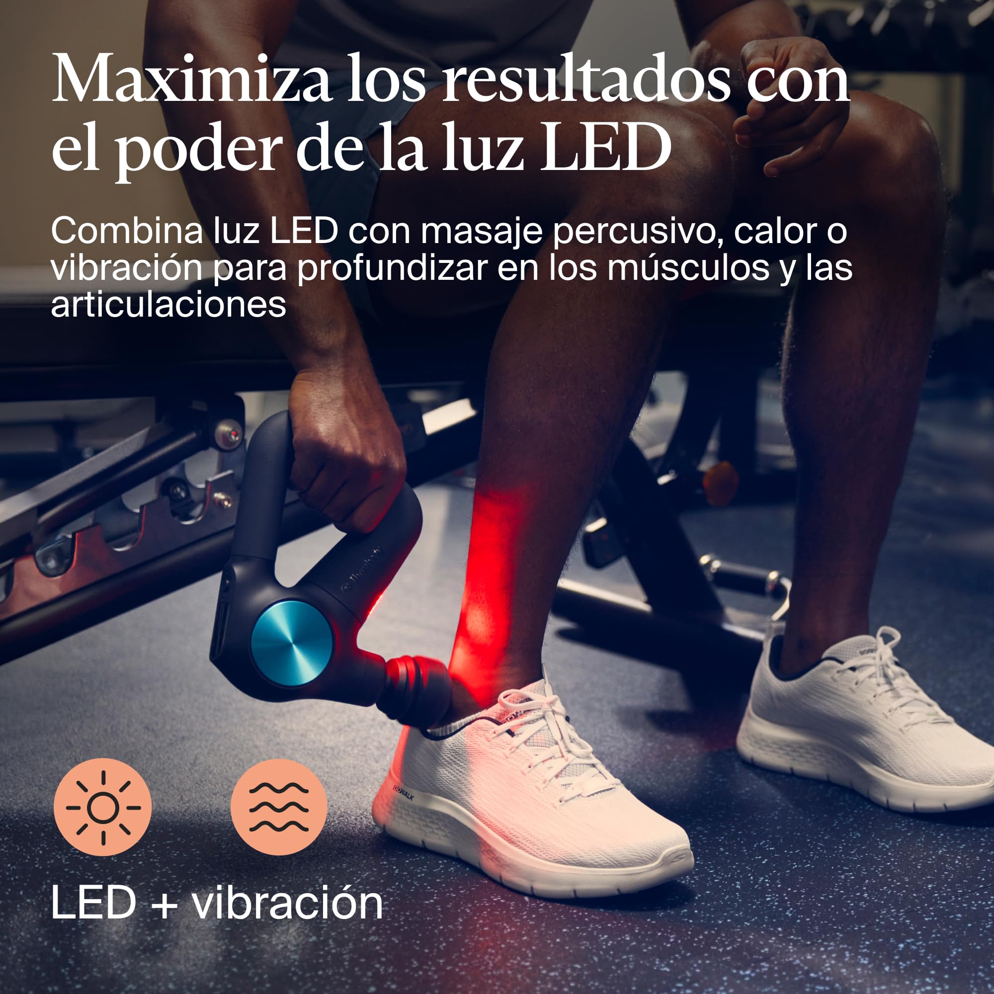 Theragun Pro,Pistola de masaje de mano,Pistola de masaje de percusión habilitada para Bluetooth para aliviar el dolor, (Pro plus: Negro)