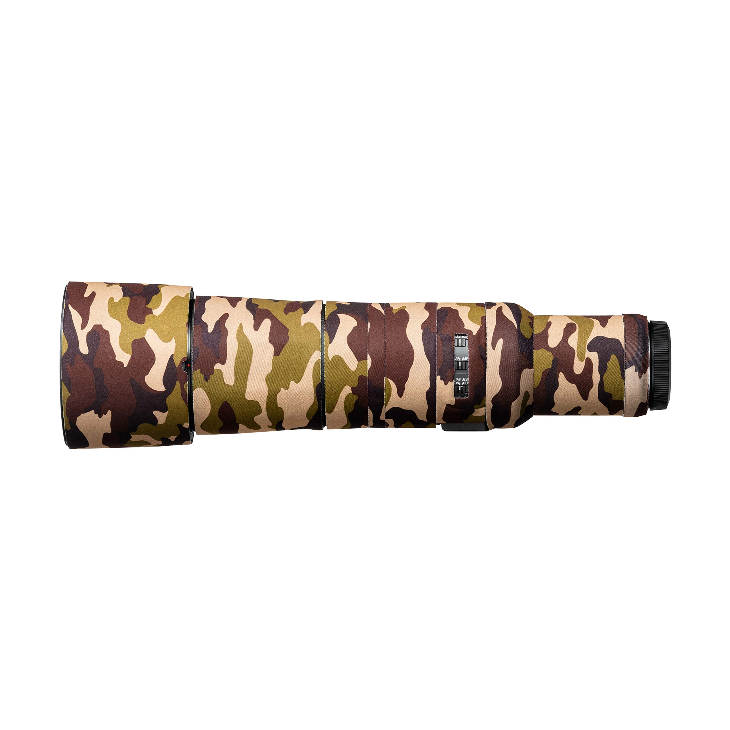easyCover Lens Protection Camouflage Cover Compatible with Canon RF 800mm F11 IS STM Brown Camouflage