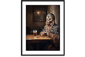 Star Wars Bar Wall Art Prints - Premium Whiskey Poster