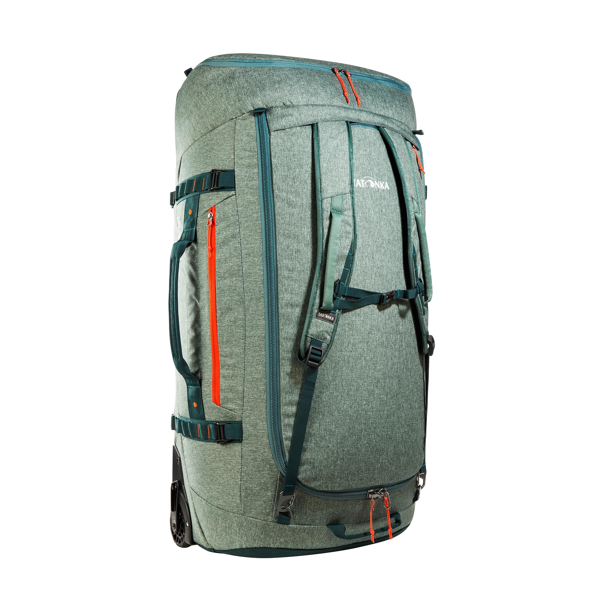 Tatonka Trolley Duffle Roller, 140 L, Foldable Travel Bag with Wheels and Backpack Function, Stows in Own Lid Pocket, 140 Litre Volume