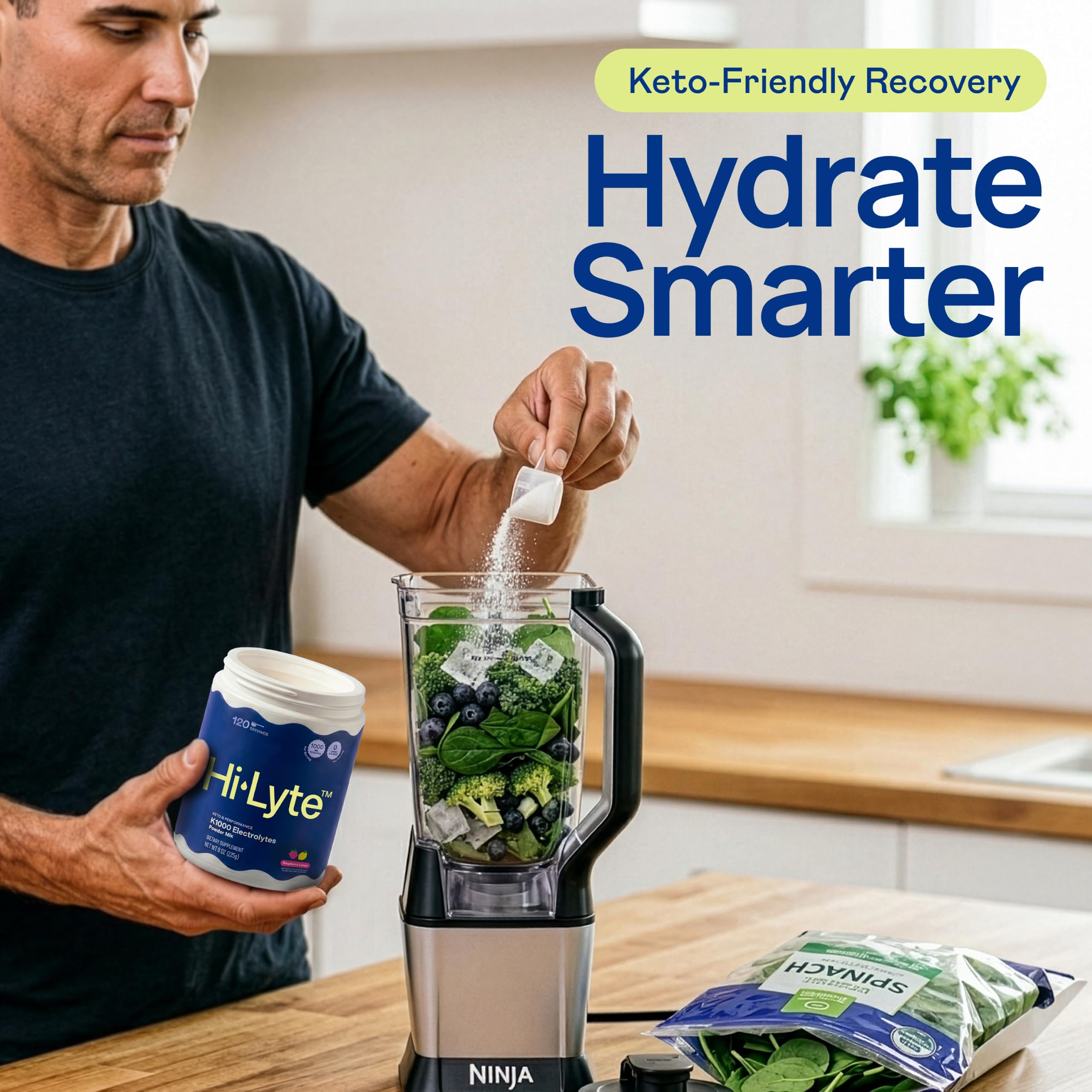Hi-Lyte K1000 Keto Electrolyte Powder, Raspberry Lemon, 120 Servings — Amazon image 6