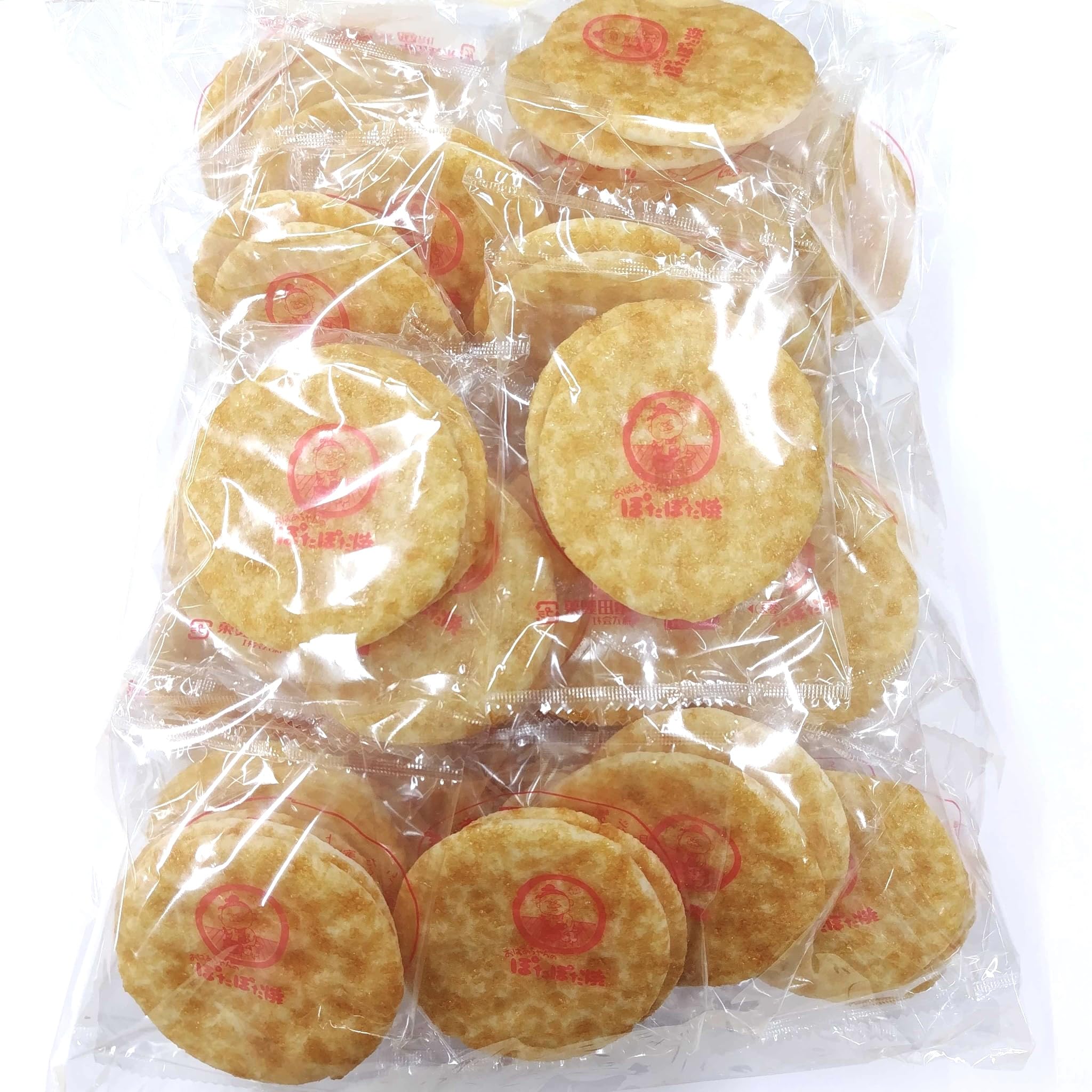 Amazon.co.jp: ぽたぽた焼 80枚セット 秘伝さとうじょうゆ味 個包装