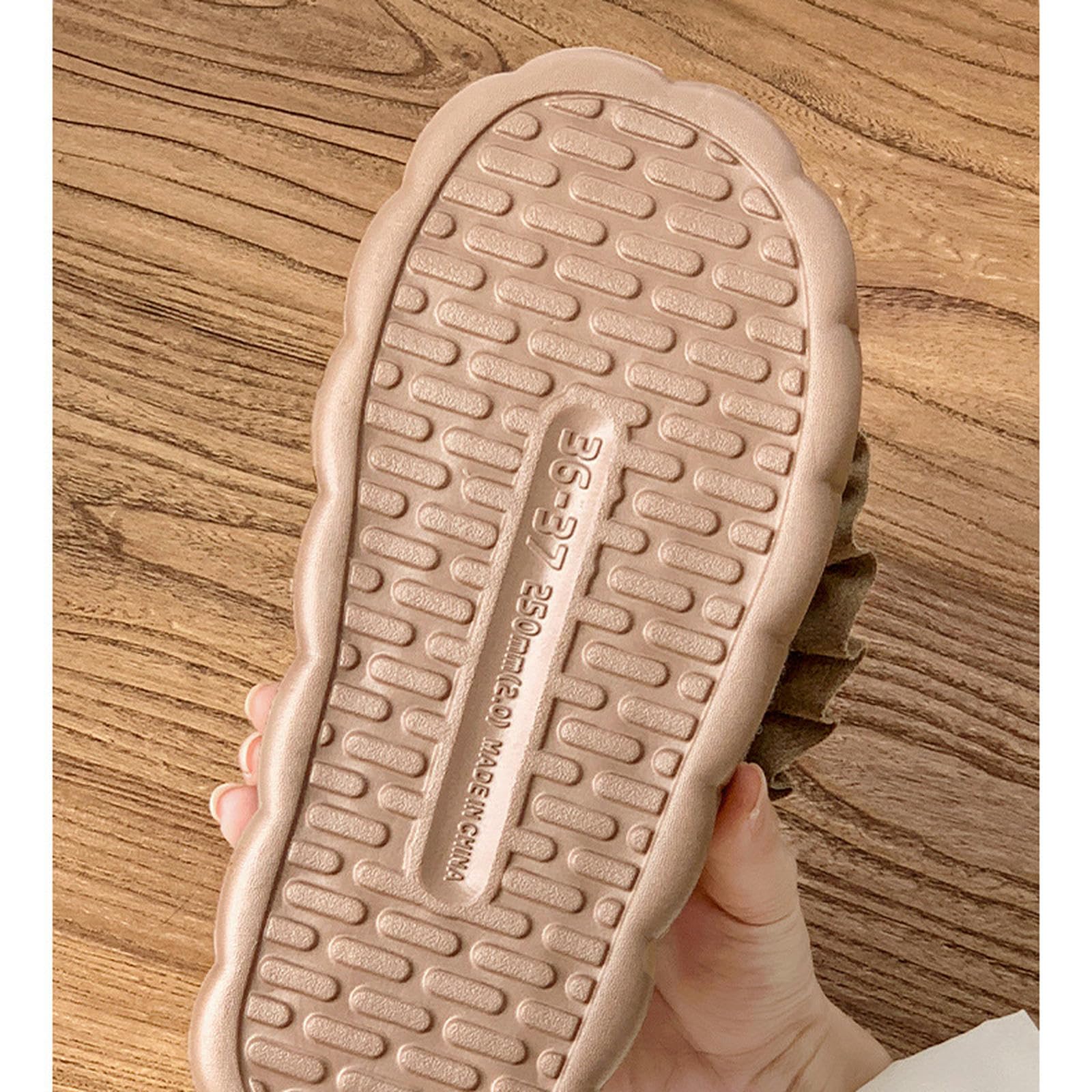 Pantofole Slifori di Cotone Bowknot per Donne Autunno E Inverno Interno E Usura Esterna più Velluto Caldo Non Slip-Verde Scuro-36 37