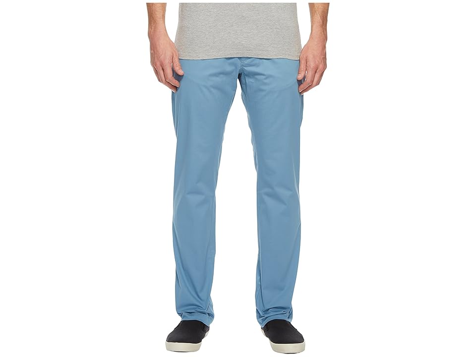 

Calvin Klein Slim Fit Four-Pocket Stretch Sateen Pants (Blue Shadow) Men's Casual Pants