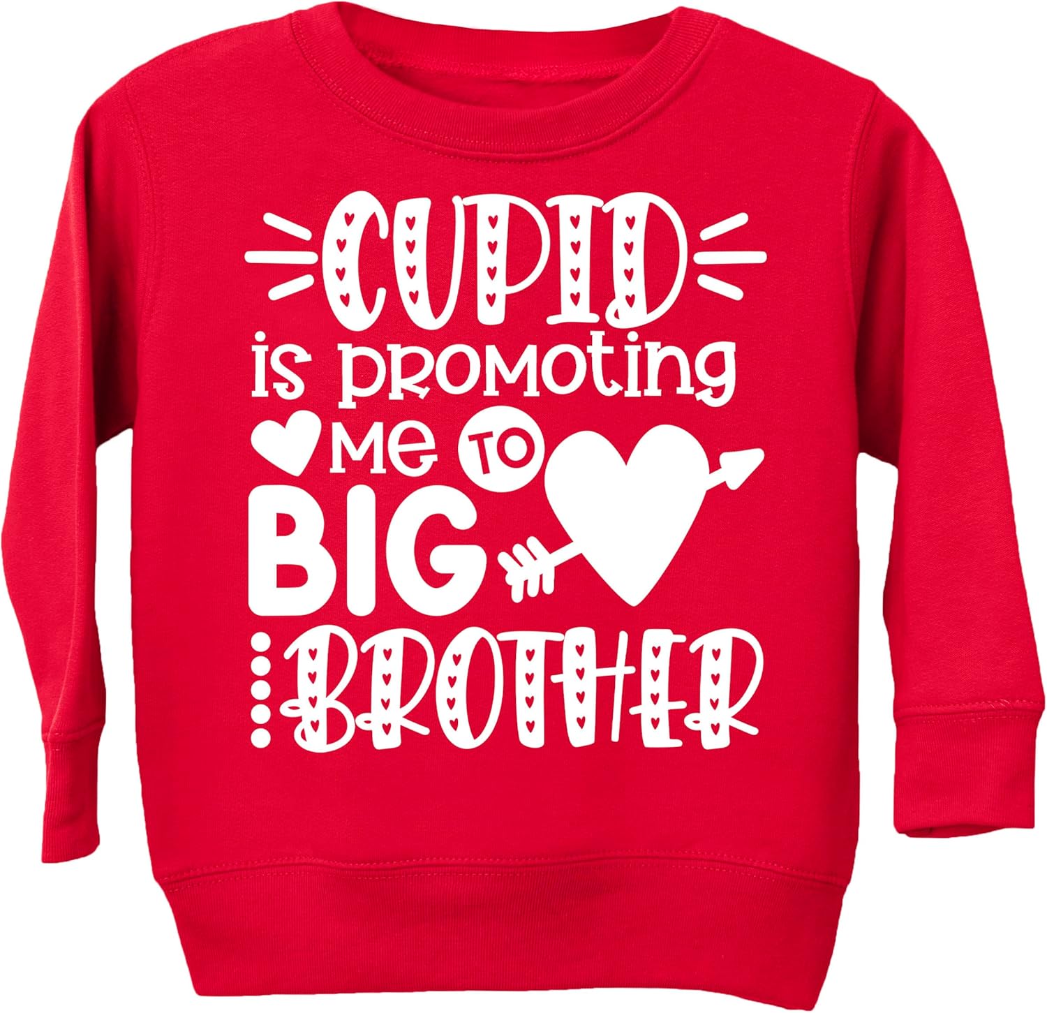 Olive Loves Apple Cupid is Promoting Me to Big Brother Sweatshirt for Sibling Reveal Announcement