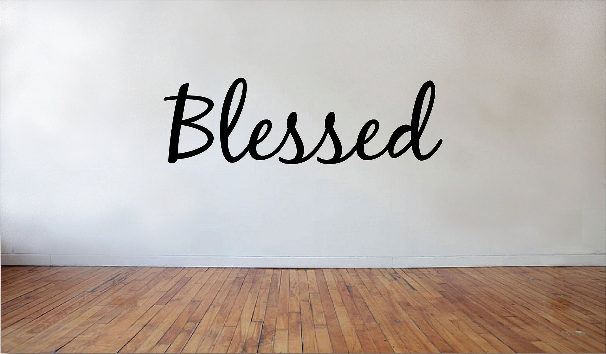 Blinggo Blessed Removable Vinyl Wall Decal Home Décor
