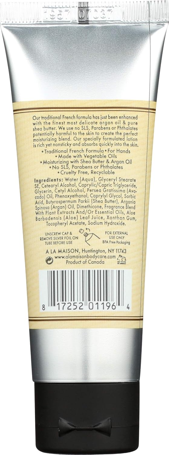 A LA MAISON Moisturizing Cream, Honeysuckle - Uses: Hand, Argan Oil, Pure Shea Butter, Essential Oils, Plant Based, Cruelty-Free, SLS and Paraben Free (1.7 Oz, 1 Pack) - Image 2