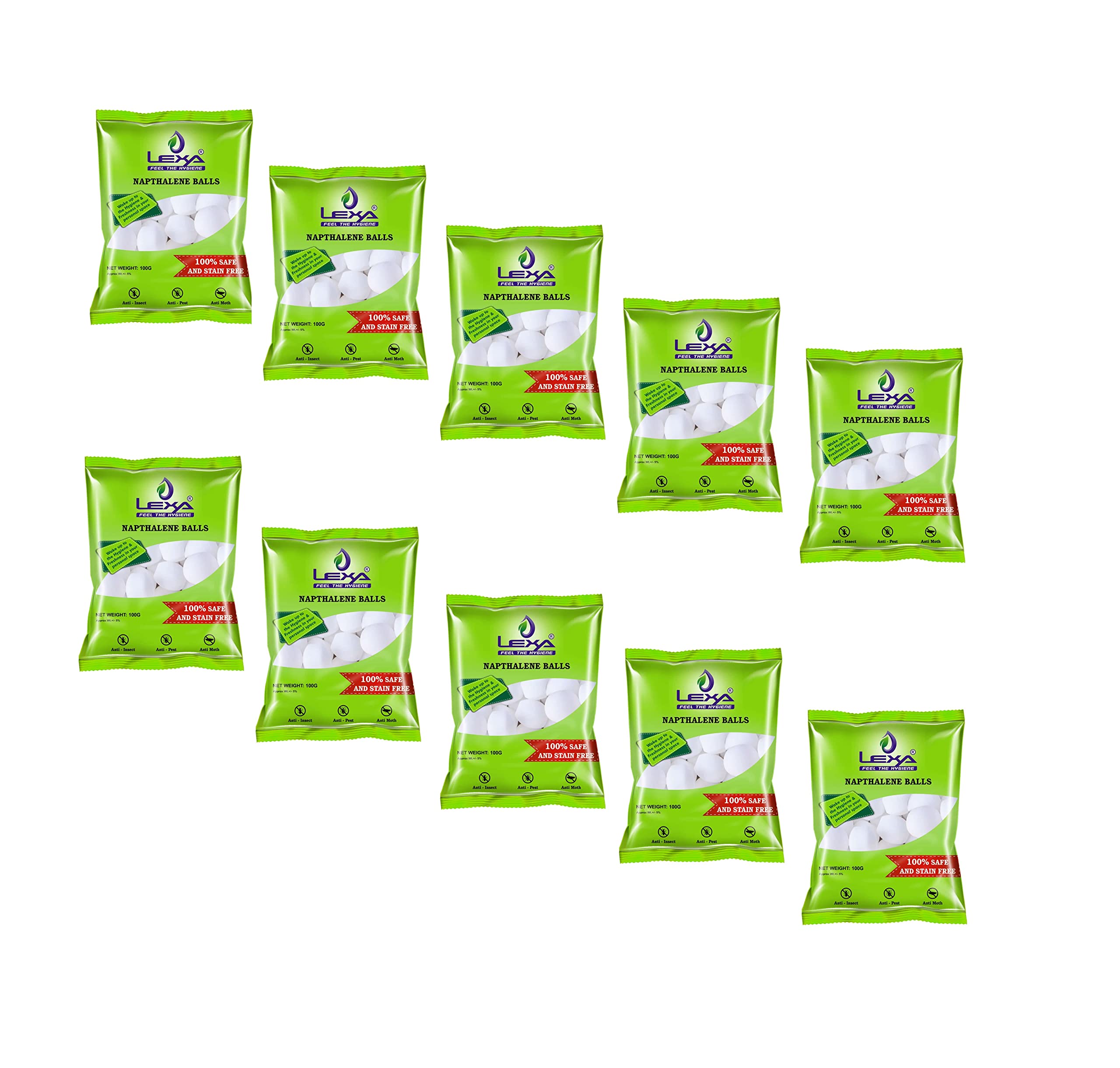 SSKR Napthalene Balls White 100 Gmsx10 Packets