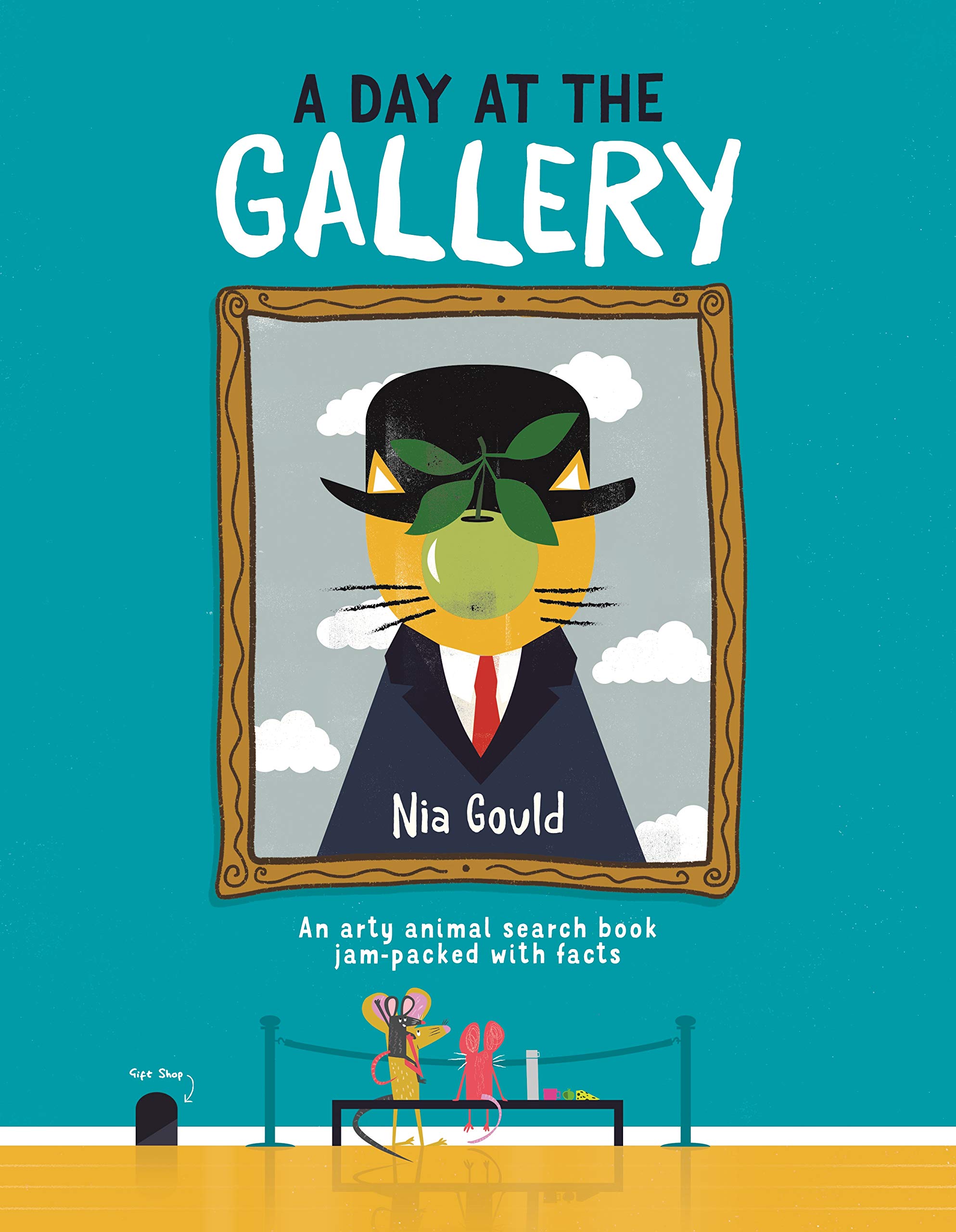 A Day at the Gallery: An Arty Animal Search Book Jam-packed with Facts