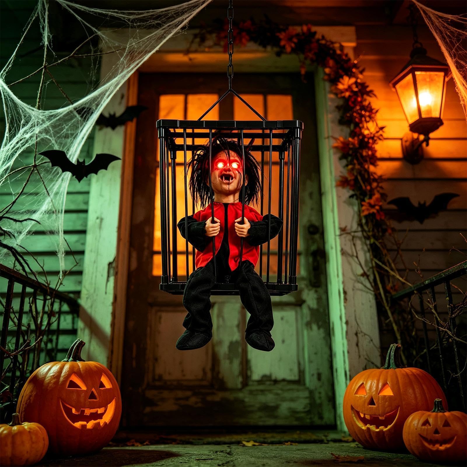 Decorazioni Halloween con Sensore di Movimento Accessorio Spaventoso con