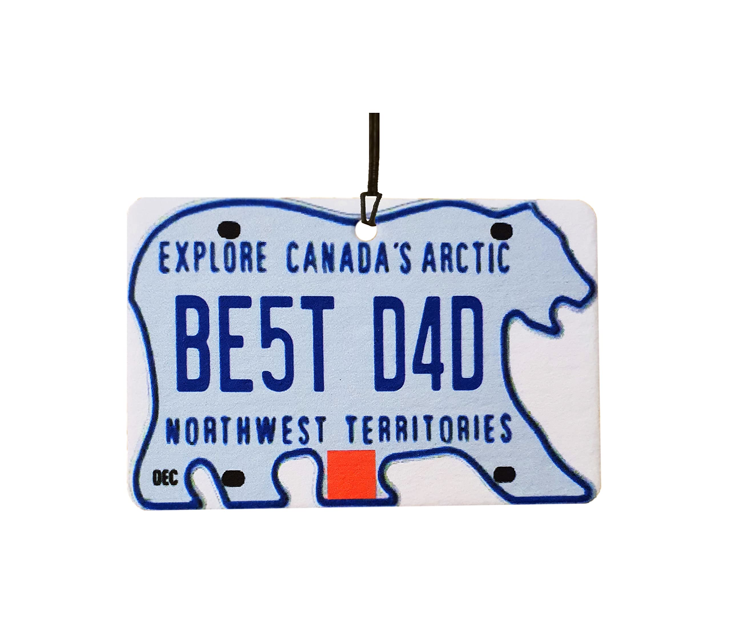 Ali Air Freshener Northwest Territories - Best Dad License Plate Car