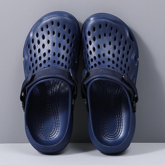 Men's Slip On Clogs Summer Non Slip Garden Shoes Lightweight Soft Clogs Mules Garden Kitchen Outdoor Beach Yard Pool Shower Classic Sandals Slippers