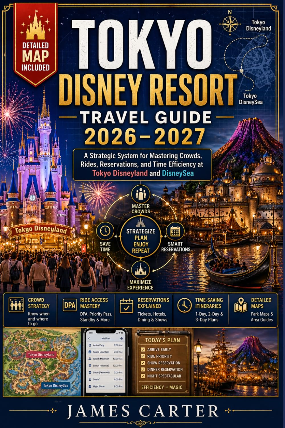 TOKYO DISNEY RESORT TRAVEL GUIDE 2026-2027: A Strategic System for Mastering Crowds, Rides, Reservations, and Time Efficiency at Tokyo Disneyland and DisneySea