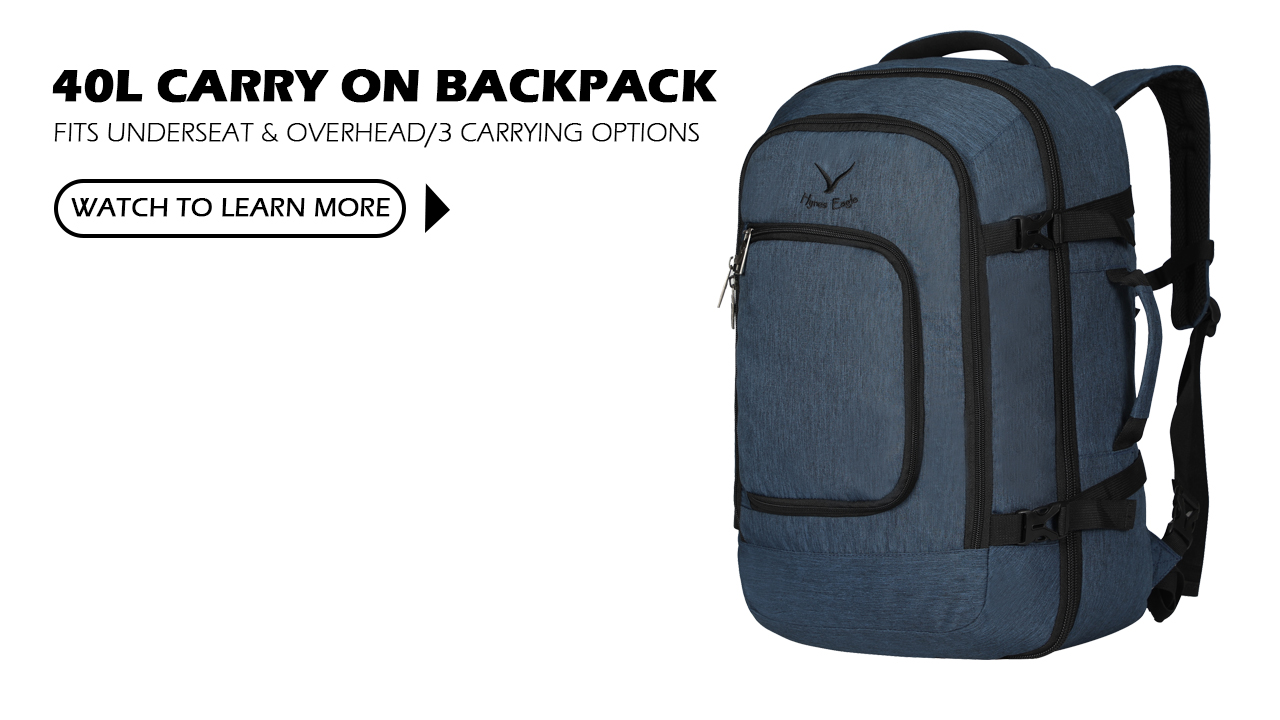 hynes eagle travel backpack 40l