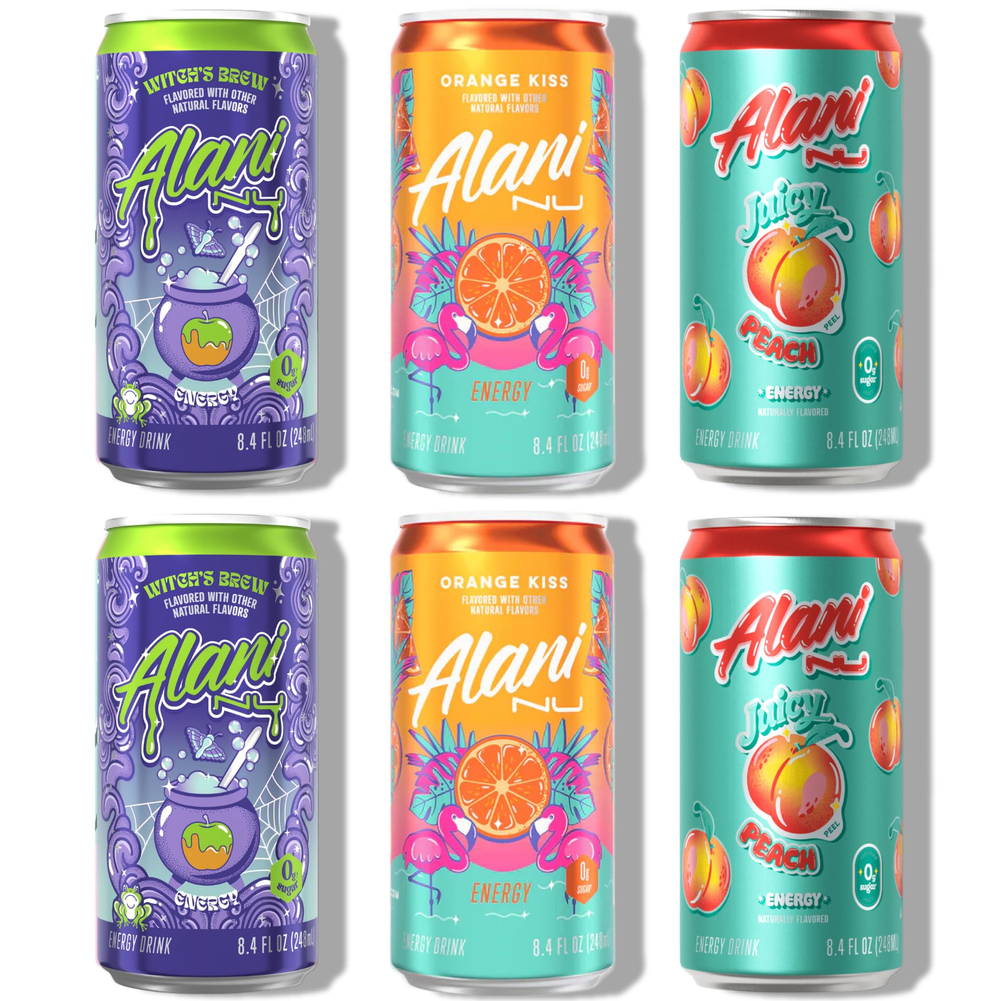 Amazon.com : New Alani Mini Energy Drinks, Witches Brew, Orange
