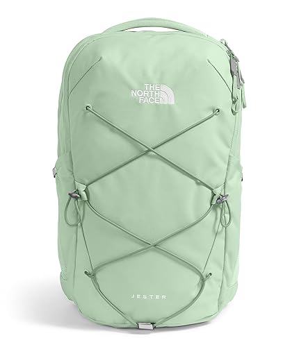 THE NORTH FACE Women's Jester Everyday Laptop Backpack | Commuter Travel Bag with Laptop Sleeve, Water-Repellent Finish, Spacious Compartment – Misty Sage